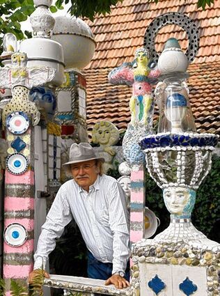 <p>Der surrealistische Garten von Otfried H. Culmann in der Südpfalz.</p>
