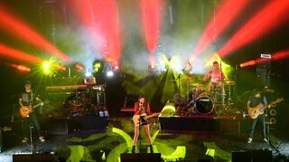 <p>Auch die Mannheimer Rockband Dirty Bu$iness sorgte beim Abschlusskonzert der Popakademie für Stimmung im Capitol. </p>