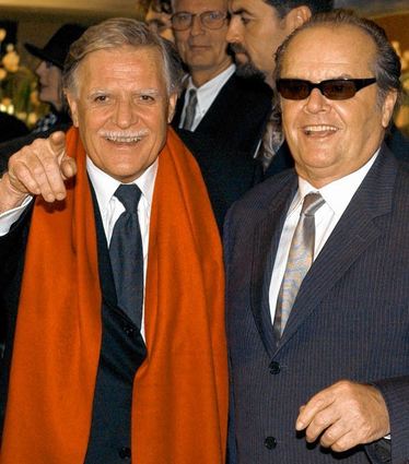 <p>Ballhaus (l.) mit Jack Nicholson.</p>
