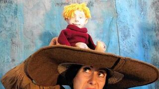 <p>Christiane Weidringer aus Erfurt spielt "Daumesdick" beim Theaterfestival für Kinder und Jugendliche in der Vorderpfalz (8. bis 18. November).</p>