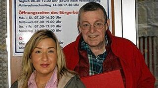<p>Tugce Altinalan und Albert Weißenberger führen die Liste der Linken an.</p>