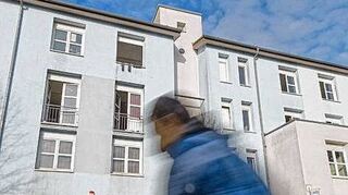 <p>Permanent überfüllt ist das Aufnahmelager in Karlsruhe.</p>