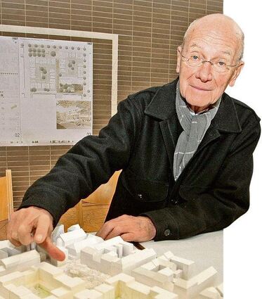 <p>Als Experte in städtebaulichen Fragen nicht nur in Mannheim ein allseits gefragter Gesprächspartner: Prof. Carl Fingerhuth.</p>