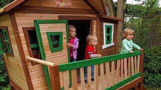<p>Ideale Bedingungen zum Spielen finden die Kindergarten-Kinder in der Ilvesheimer Villa Kunterbunt. Sie halten sich viel im Freien auf.</p>
