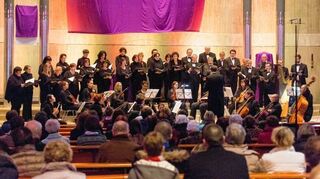 <p>Der Singkreis St. Aposteln gab ein außergewöhnliches Konzert in der Hildegardkirche.</p>