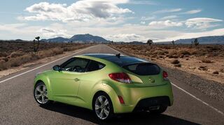 <p>Das Originelle am Hyundai Veloster ist sein Türkonzept</p>