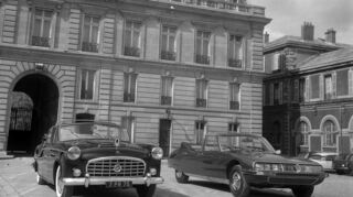 <p>Simca Vedette 1959 und Citroen SM Presidentielle ab 1972</p>