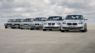 <p>BMW 5er Limousine Generationentreff</p>