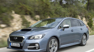 <p>mid Barcelona - Sportlicher Mittelklasse-Kombi mit Boxermotor, stufenloser Automatik und Allradantrieb: der neue Subaru Levorg.</p>