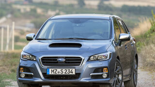 <p>mid Barcelona - Die große Luft-Hutze auf der Motorhaube des Levorg zitiert das Design des Subaru WRX. Der Lufteinlass soll den sportlichen Charakter und die Leistungsfähigkeit des Turbomotors optisch unterstreichen.</p>