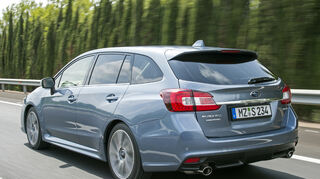 <p>mid Barcelona - Die 170 Pferdestärken des 1,6-Liter-Boxermotors bringen den Subaru Levorg ordendlich in Schwung. Der Benziner beschleunigt den Kombi in 8,9 Sekunden aus dem Stand auf Tempo 100 und bis auf 210 km/h.</p>
