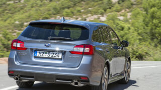 <p>mid Barcelona - Mehr Gleiter als Sportler: Das Fahrwerk des Subaru Levorg ist vergleichsweise weich abgestimmt und passt damit zur Charakteristik von Motor und Automatik.</p>