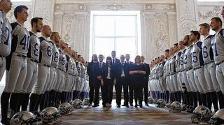 <p>Die Mannheim Knights und ihre Organisatoren.</p>