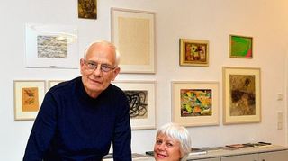 <p>Residieren mit ihrer neuen Galerie in der Leibnizstraße 26 mitten in Mannheimer Oststadt: Johann Döbele und seine Frau Hedwig freuen sich in den Räumlichkeiten auf Besucher, eine Anmeldung ist aber erwünscht.</p>