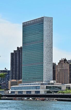 <p>Das UN-Hauptquartier in New York. Hier wollen Bürgermeister mitreden.</p>