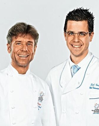 <p>Karl-Emil Kuntz (links) und Sohn Karl-Emil jun. von der "Krone".</p>