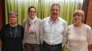 <p>Der Vorstand des MGV Aurelia Ilvesheim (v.l.): Monika Ottinger, Beate Bauer, Karlheinz Lohnert und Doris Heller-Kieser.</p>