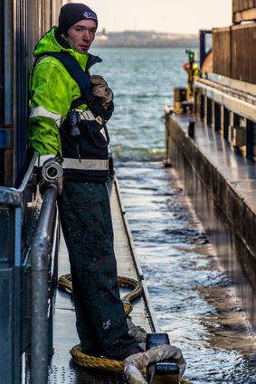 Matrose Martijn Peters.