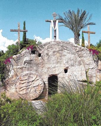 <p>Der Kreuzigungshügel Golgatha und Jesu Grabstätte als Besucher-Attraktion: Der Freizeitpark "The Holy Land Experience" macht's möglich.</p>