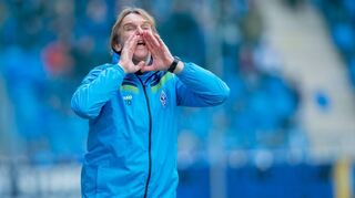 <p>Voll fokussiert auf das große Ziel Drittliga-Aufstieg: Waldhof-Trainer Gerd Dais.</p>
