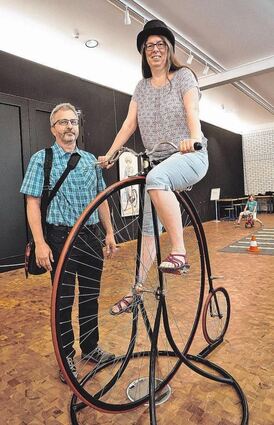 Manfred Rimkus Ausstellung zum Fahrrad großer Erfolg