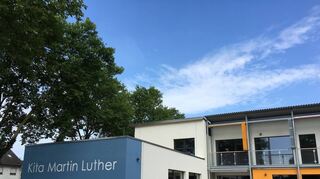 <p>Der Neubau der Kita Martin Luther in Edingen wird am Donnerstag nach nur einem Jahr Bauzeit bezogen.</p>
