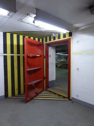 Der Bunker sollte Schutz für bis zu 1600 Personen bieten.