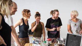 <p>Studenten der Fakultät für Gestaltung beim Design-Festival 2016.</p>