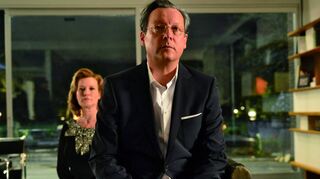 <p>Ist sich in seiner ruhigen Art vor allem selbst treu: Matthias Brandt mit Suzanne von Borsody in "Männertreu".</p>