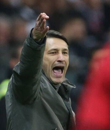 <p>Eintracht-Trainer Niko Kovac ärgerte sich über die Niederlage.</p>