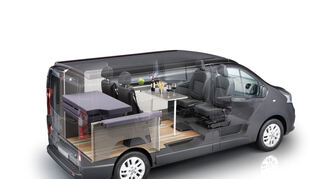 mid Groß-Gerau - Der Nissan NV300 Michelangelo bietet hohe Flexibilität auf knapp fünf Metern Länge.