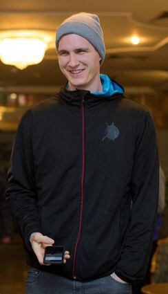 Europameister Finn Lemke, hier kurz nach seiner Ankunft in Zagreb, ist der emotionale Anführer der deutschen Handball-Nationalmannschaft.