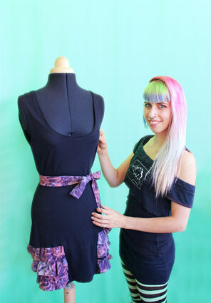 Modedesignerin Eva