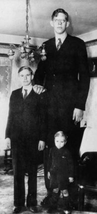 Robert Wadlow an seinem 17. Geburtstag.