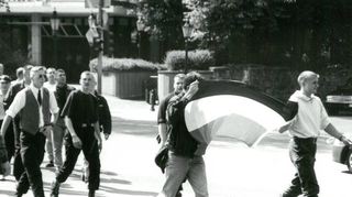 Die Demonstration 1996 in Worms war illegal.