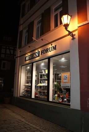 Das Morgen Forum in der Hauptstraße 20: seit Ende 2008 eine Anlaufstelle für unzählige Kunden aus Ladenburg und Umgebung.