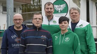 Der neue Vorstand (v.l.): Rainer Beckerle, Klaus Kleine, Marco Schwaier, Christiane Schwaier und Reiner Künstler.
