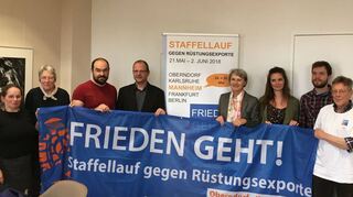Freuen sich auf den Lauf (v.l.): Hedi Sauer-Gürth, Gela Böhne, Simon Glockner, Joachim Vette, Ulrike Freundlieb, Sarah Gräber, Philipp Medert und Otto Reger.