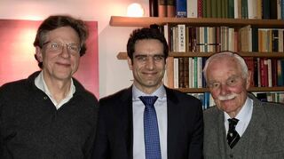 Drei Chirurgie-Generationen am Uni-Klinikum seit 1972: Stefan Post (l.) mit Nachfolger Christoph Reißfelder (Mitte) und Vorgänger Michael Trede.