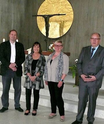 v. l.: Johannes Striffler, Bettina Mohr, Ursula Dann und Uwe Sulger.