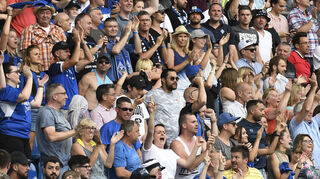 SVW-Fans im Carl-Benz-Stadion.