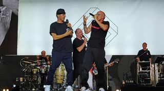 Eröffneten gestern energiegeladen das Ladenburger Musikfestival: die Fantastischen Vier.