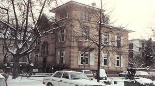 Der erste MLP-Sitz in der Heidelberger Weststadt Anfang der 1970er Jahre.