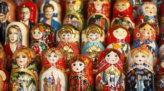 Matroschkas sind das wohl beliebteste Mitbringsel aus Moskau.