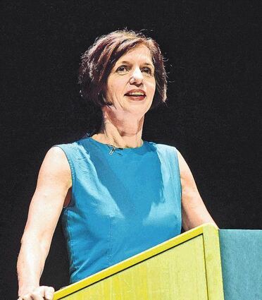 „Wir müssen Mut für neue Herausforderungen geben“: Jutta Allmendinger im Nationaltheater.