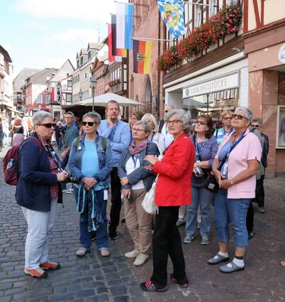 „MM“-Leser besichtigen die romantische Altstadt von Miltenberg, das früher ein wichtiger Handelsumschlagplatz war. Das garantierte damals einigen Wohlstand.