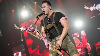 Von Leidenschaft getrieben zeigte sich Andreas Gabalier bei seinem Auftritt in Mannheim.