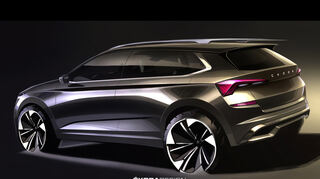 mid Groß-Gerau - Als erstes Skoda-SUV in Europa trägt das neue Crossover-Modell den Marken-Schriftzug an der Heckklappe und nicht das bekannte Logo.