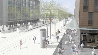 Die „neuen Planken“ in einer Visualisierung der Architekten.
