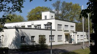 Der erste Mannheimer Bau im Bauhaus-Stil: das Fröbel-Seminar auf dem Lindenhof, noch weitgehend erhalten.